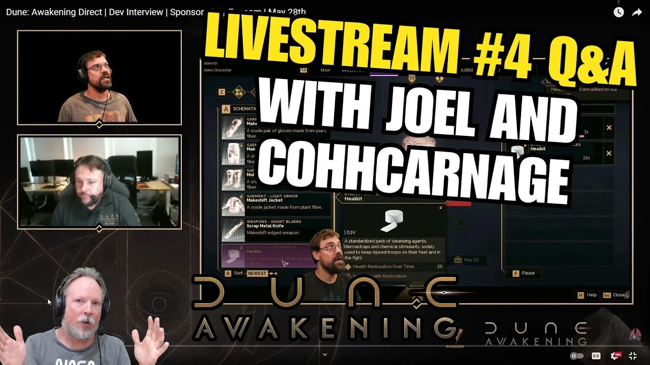 Dune: Awakening Q&A With Creative Director Joel Bylos & Cohhcarnage - Renfail Reacts