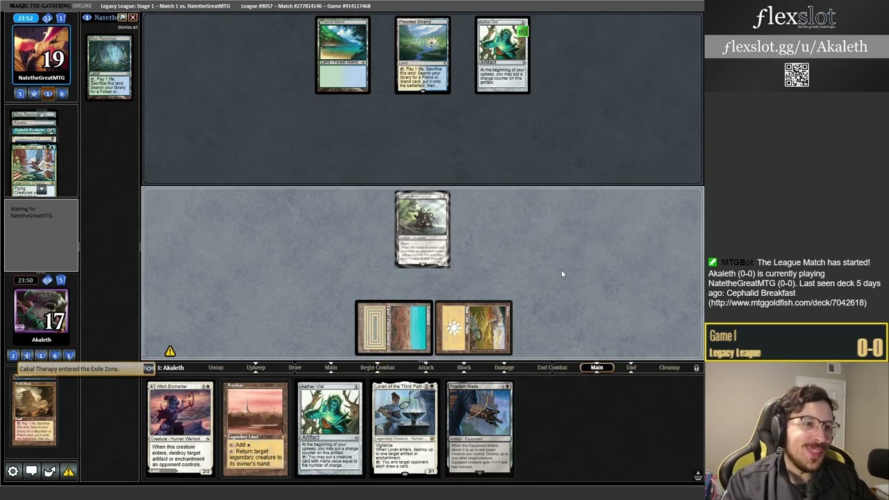 [MTG LEGACY] WB Taxes TROPHY!! Finalizing list before the SB Guide update! [Stream 4/20/25]]