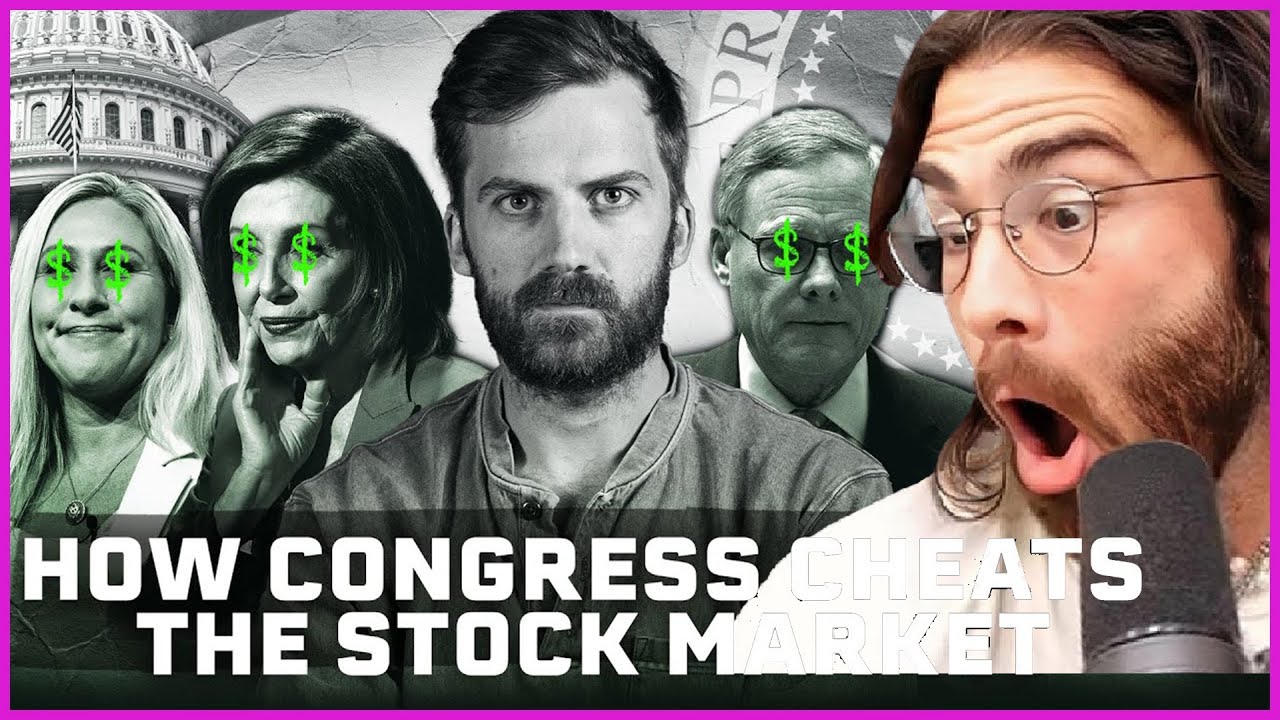 How Congress Gets Rich from Insider Trading | HasanAbi reacts to Johnny Harris