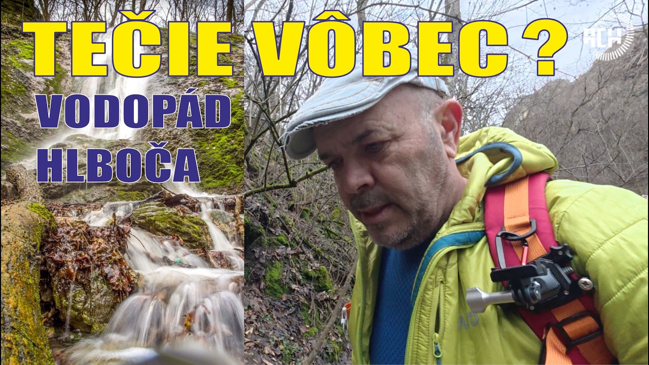 Tečie vôbec? | Vodopád Hlboča (Smolenice)