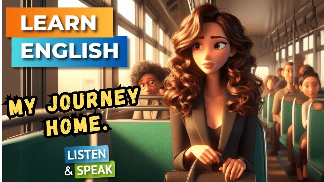 My Journey Home From Work  | English Stories | English Listening Skills - Speaking Skills.