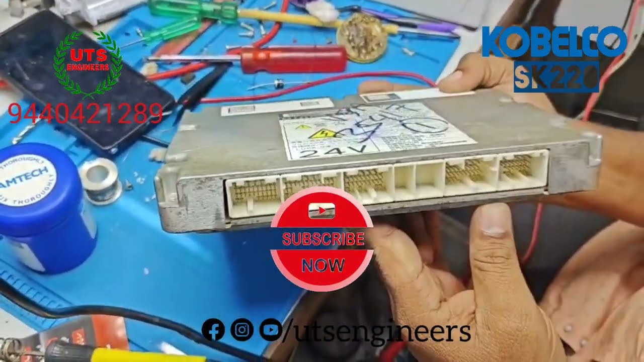 #kobelcoexcavators SK220 Engine ECU Repair Available #9440421289 #UTSelectronics