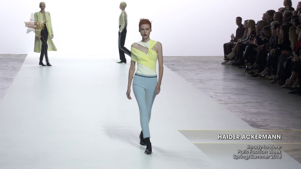HAIDER ACKERMANN Ready-to-Wear Paris Fashion Week Spring/Summer 2018
