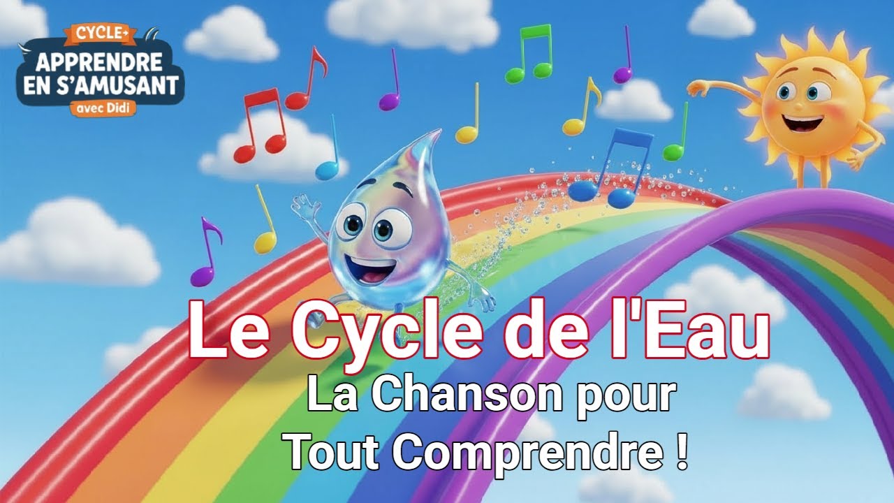 Le Cycle de l'Eau Simplement | Pour les Enfants de l'École Primaire