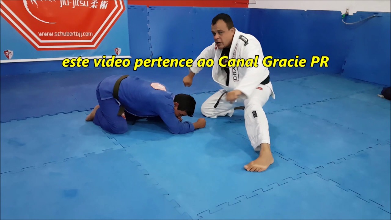 Jiu-Jitsu - 3 finalizações da tartaruga por cima - www.schubertshop.com
