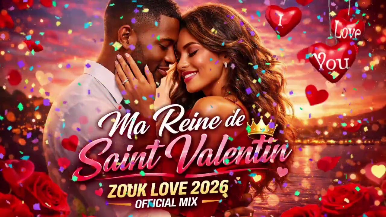 Ma reine Saint Valentin💞🥀 Zouk Love Official Mix💯_sensuel (Lyrics 2026)