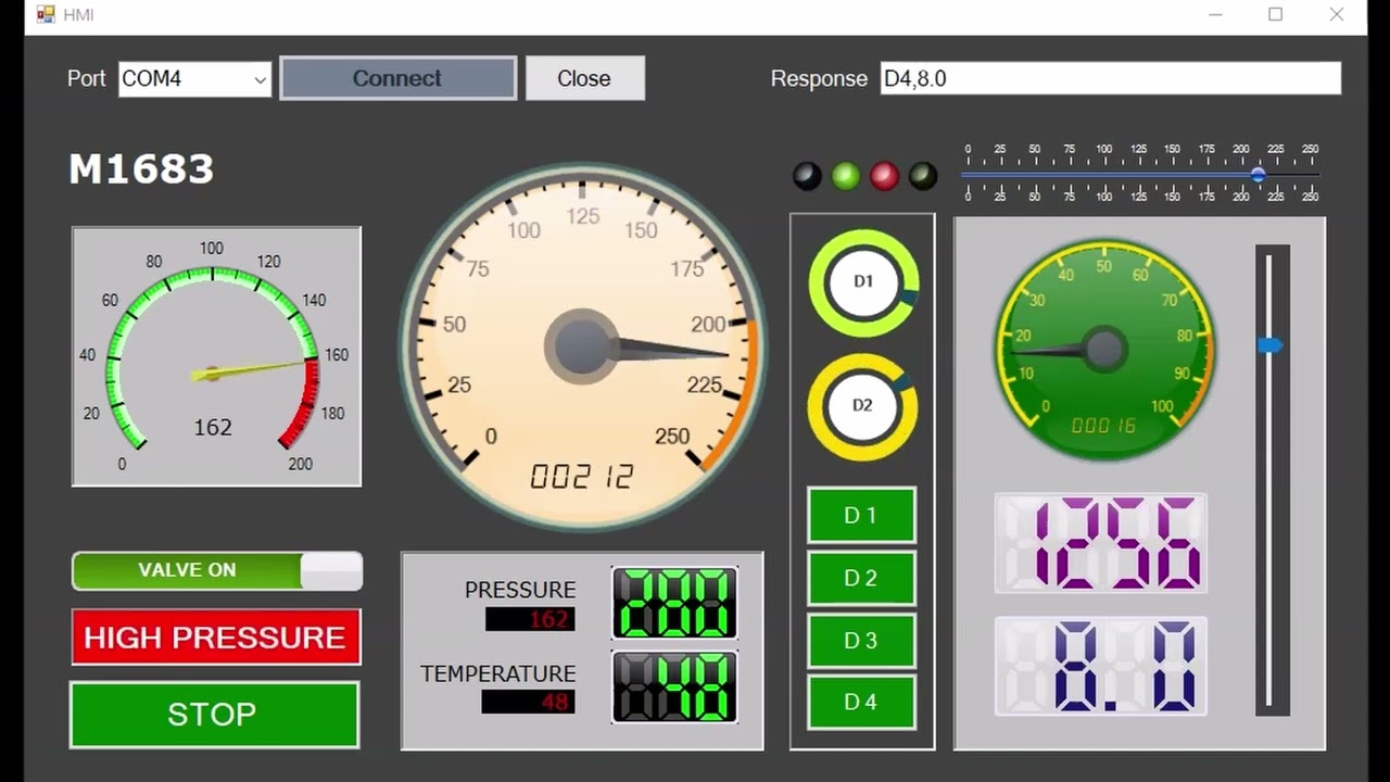 HMI Dashboard Demo