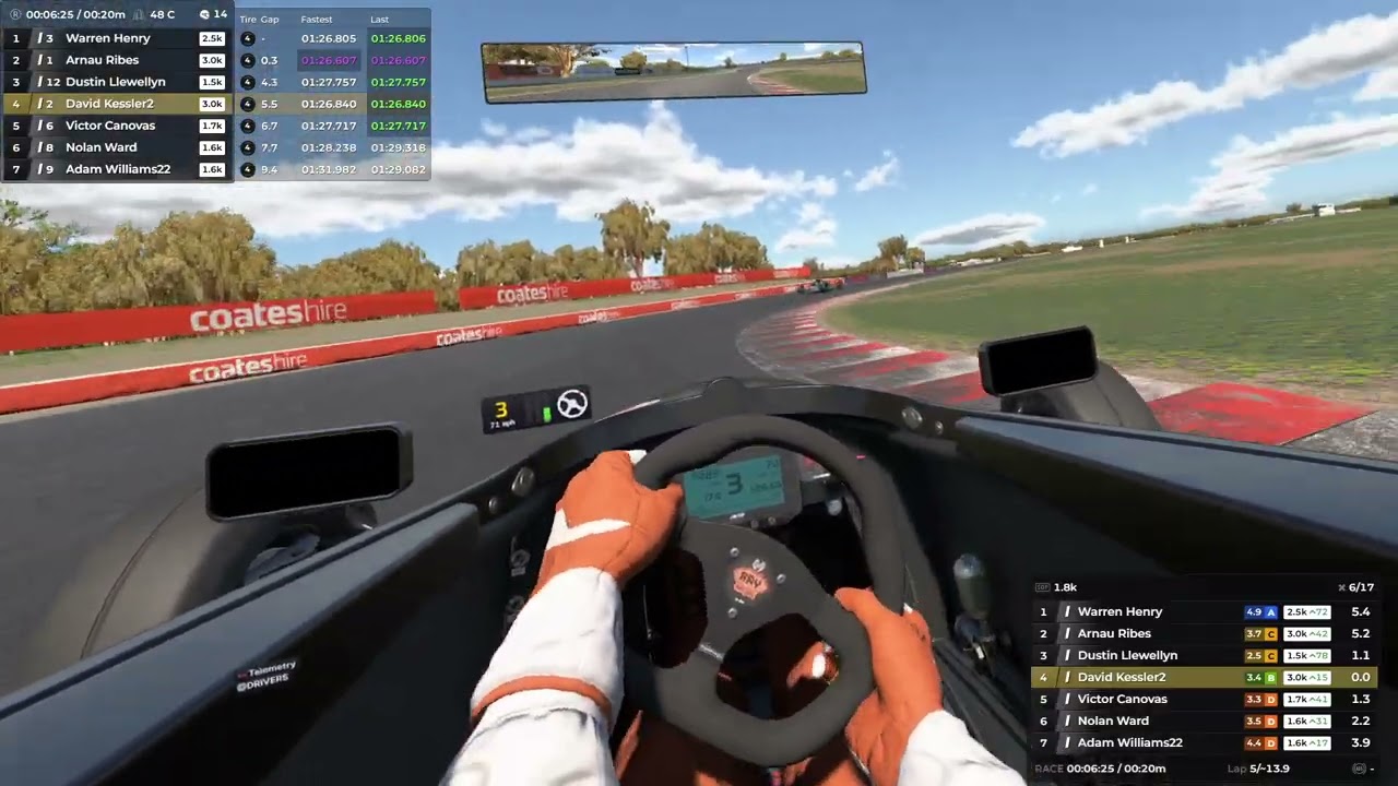 Back to basics: iRacing 2026 S1 W8 - Formula 1600 Trophy at Winton Park