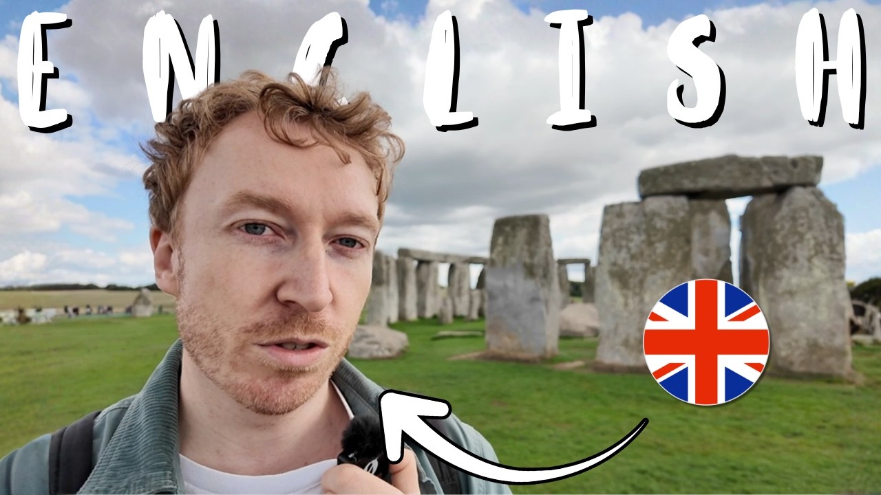 Learn Real-Life British English - At Stonehenge! | English Comprehensible Input B2