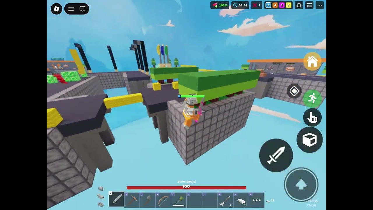 bedwars BUT I DO notHiNG