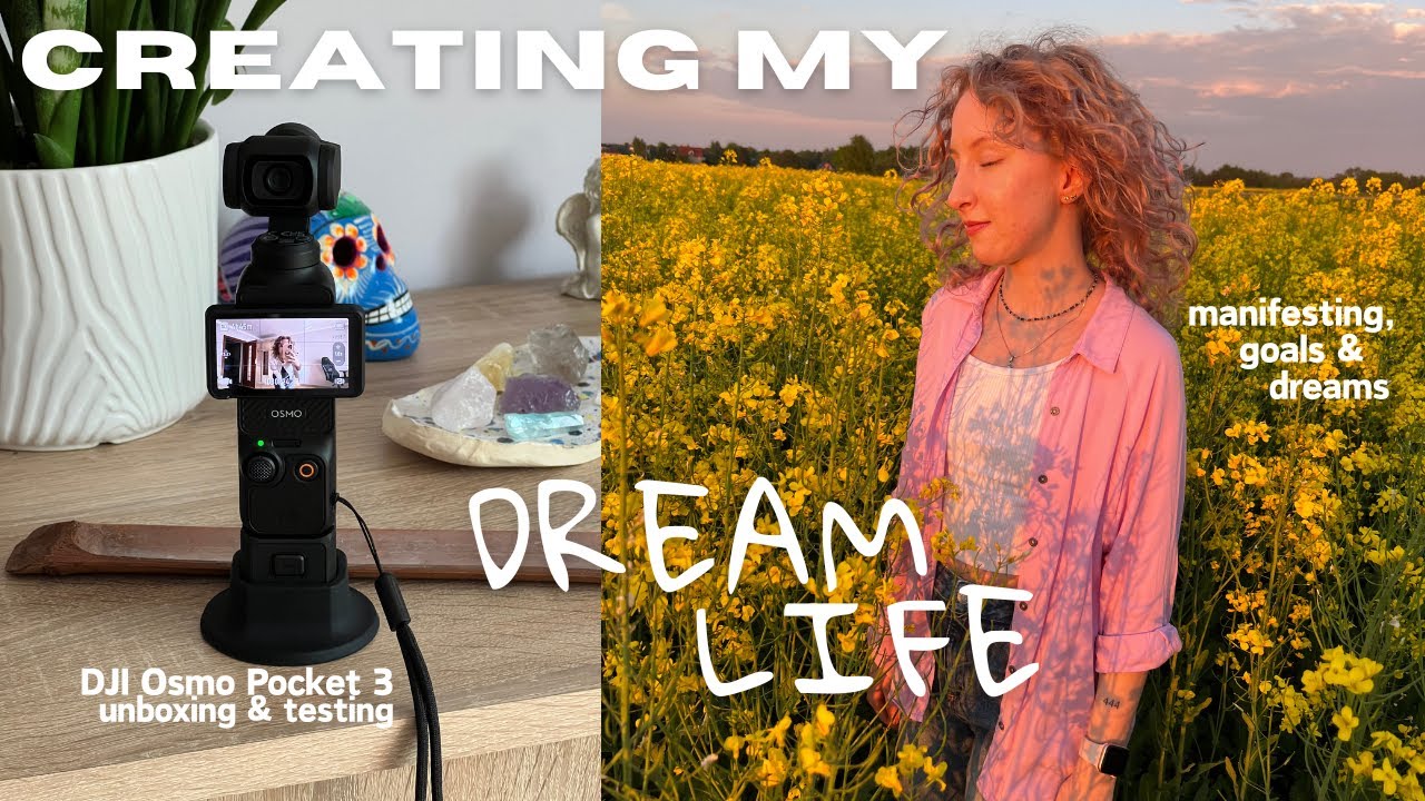 Taking the first steps towards my dream life 💞 manifesting, goals & DJI Osmo Pocket 3 unboxing 🌟📸