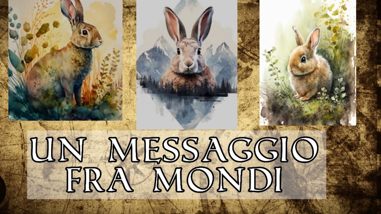 Un messaggio che viene dal mondo visibile e da quello invisibile, scegli un coniglio