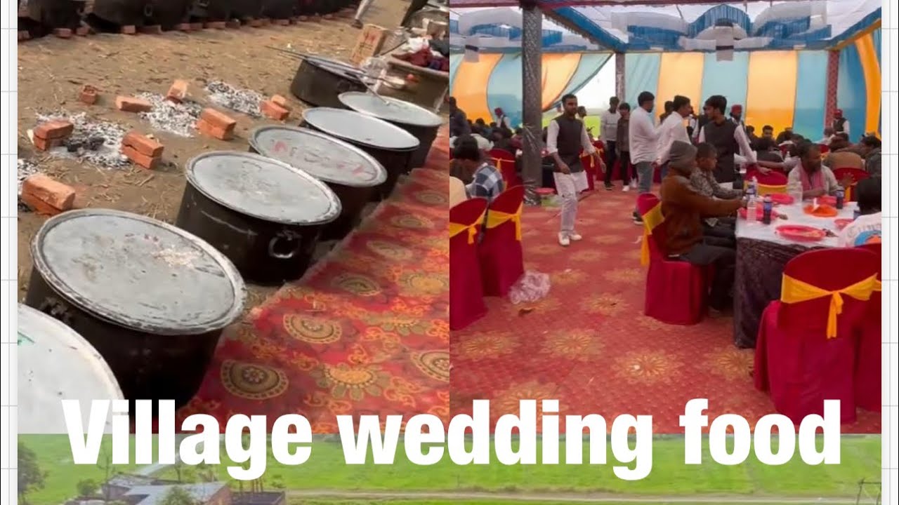 Indian Village Wedding And catering Food for More Than 1000 Guests, Best And Royal Food