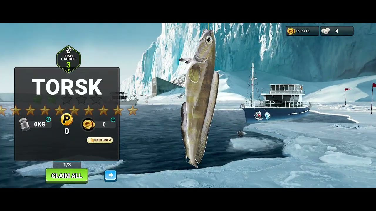 Fishing clash New epic fish at Svalbard #fishingclash #video #fyp 