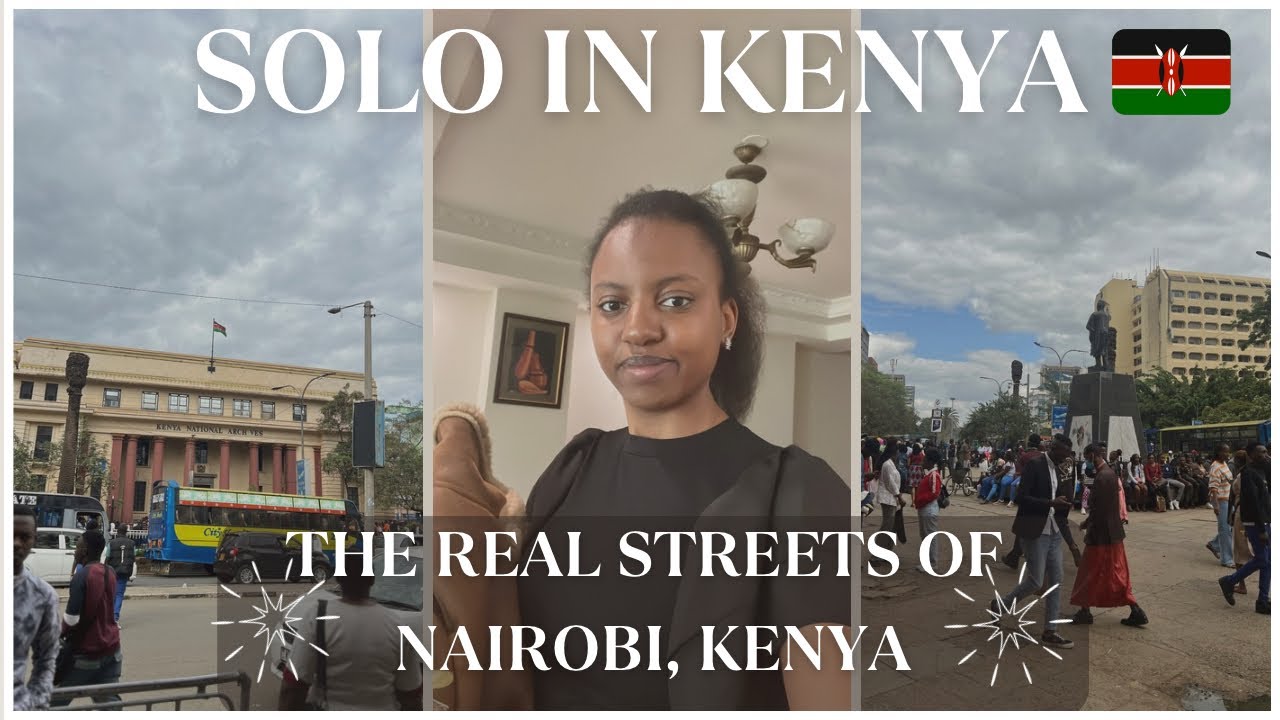 SOLO IN KENYA 🇰🇪: THE REAL BUSY STREETS OF NAIROBI, KENYA 🇰🇪