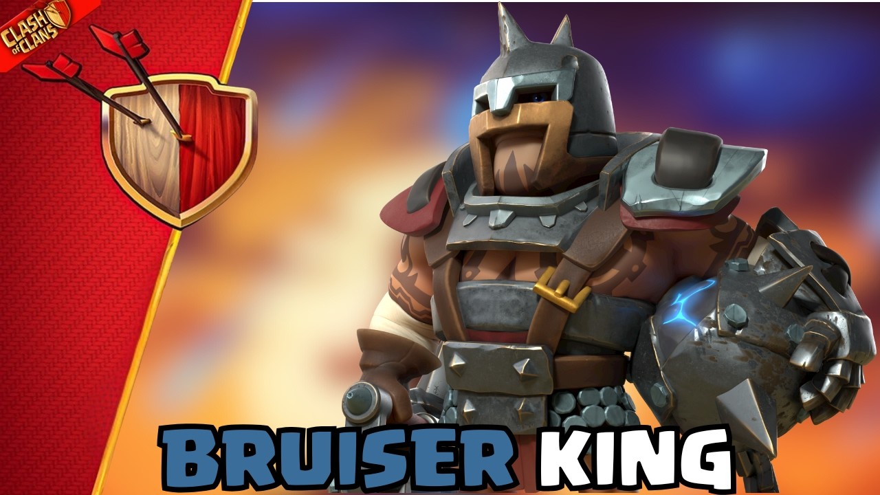 🔥 Bruiser King (Gold Pass) Skin Review | November 2025 | Clash of Clans | Clashflict 👑💎