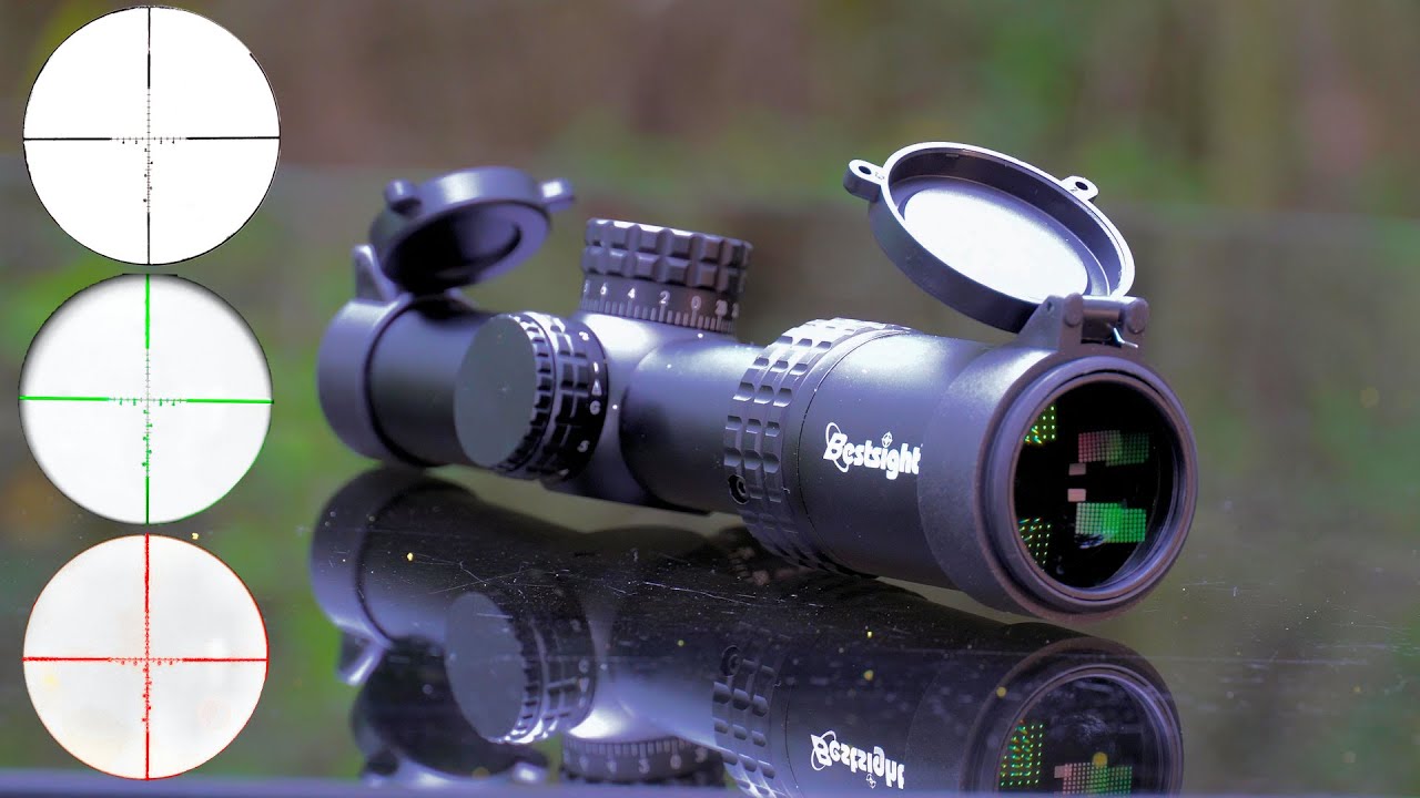 Bestsight 1-5X24 Tactical Scope.  Unboxing and Samples