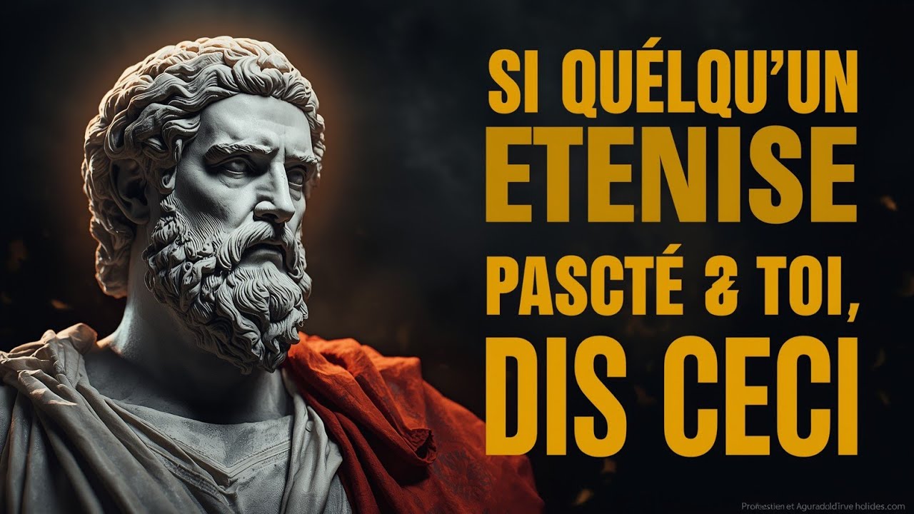 SI QUELQU’UN UTILISE TON PASSÉ CONTRE TOI, DIS CECI _ STOÏCISME