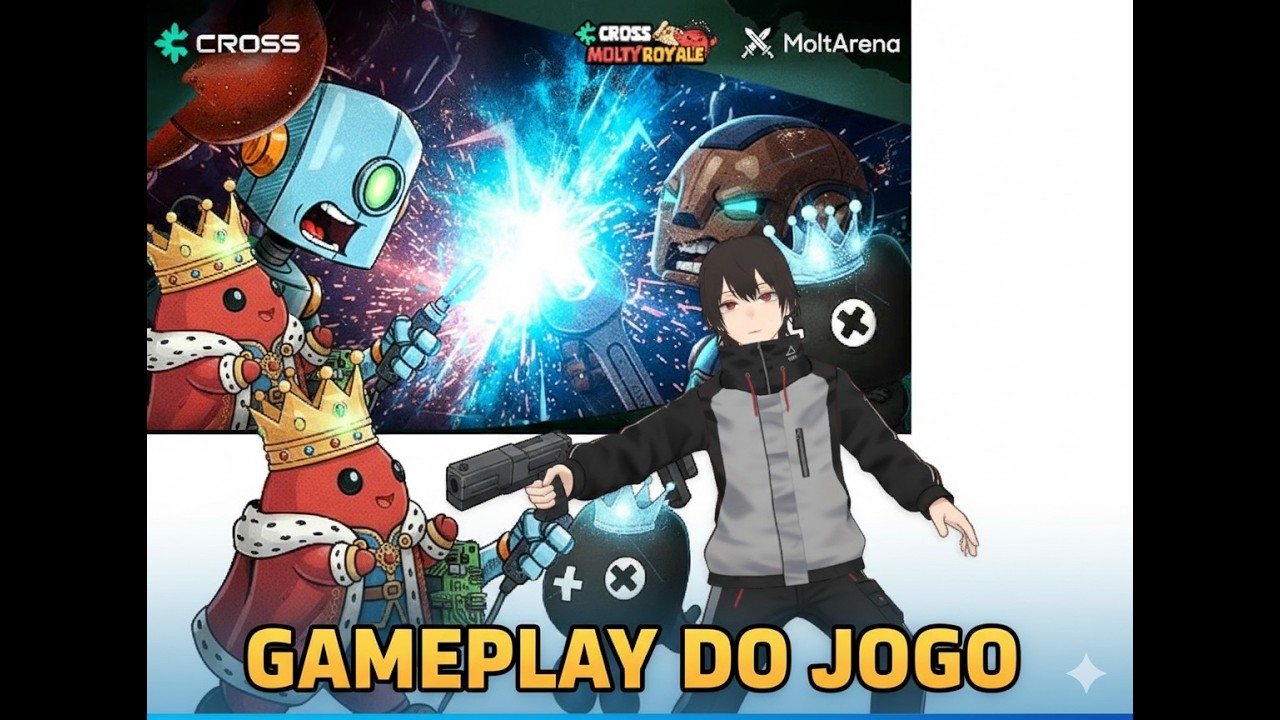 Molty Royale Cross Wave WEB3 mais um pouco do jogo!!! Game que paga Cripto Crossx