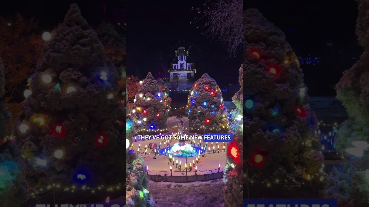 See dazzling holiday lights in Vermont this year at Shelburne Museum's Winter Lights event