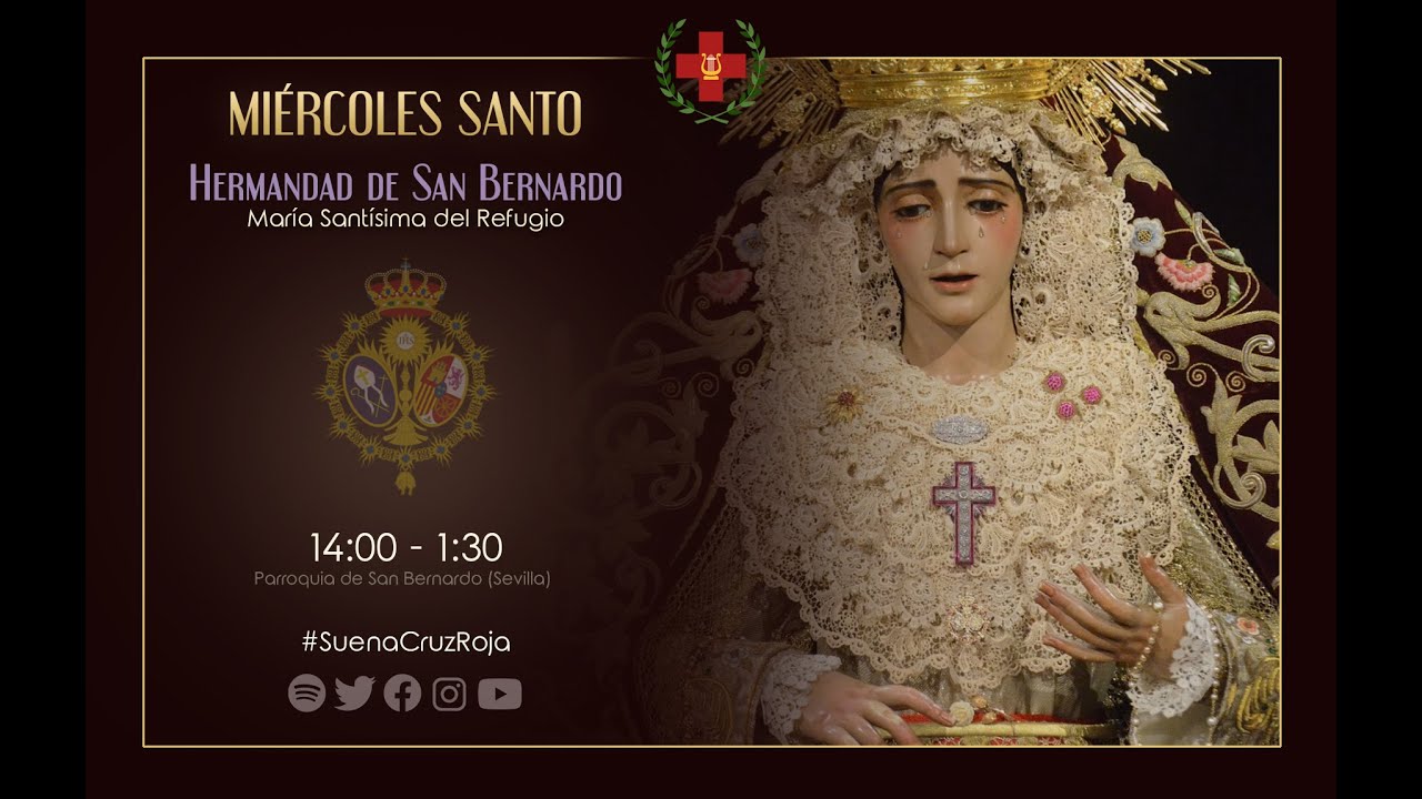 Llega la Virgen del Refugio a su barrio de San Bernardo a sones de la marcha 