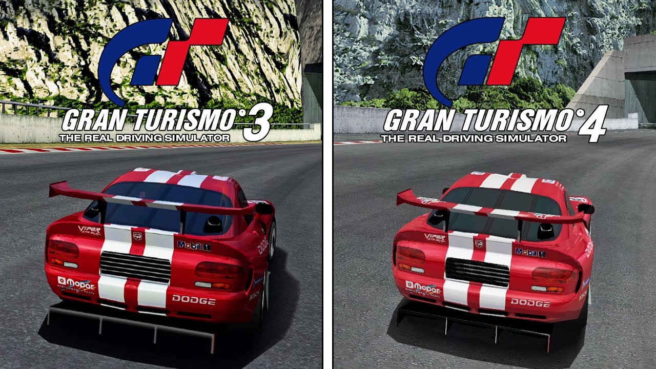 Gran Turismo 3 vs Gran Turismo 4 | Dodge Viper Oreca | PCSX2 Comparison