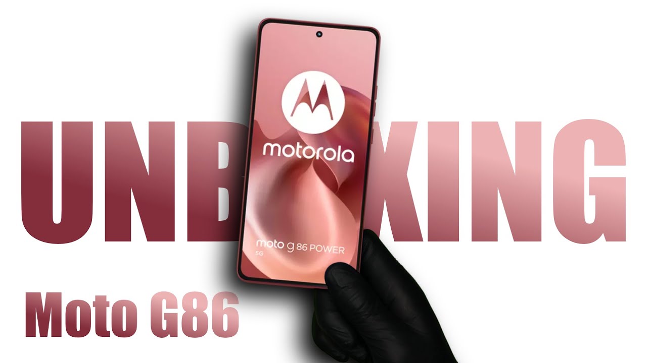 Motorola Moto G86 - ASMR Unboxing