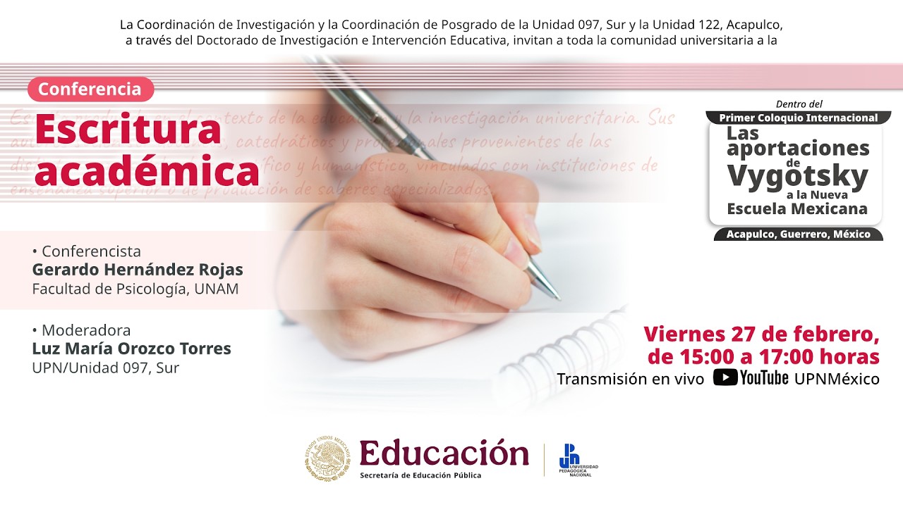 Seminario Internacional | Las Aportaciones de Vygotsky a la Nueva Escuela Mexicana  | Sexta  sesión