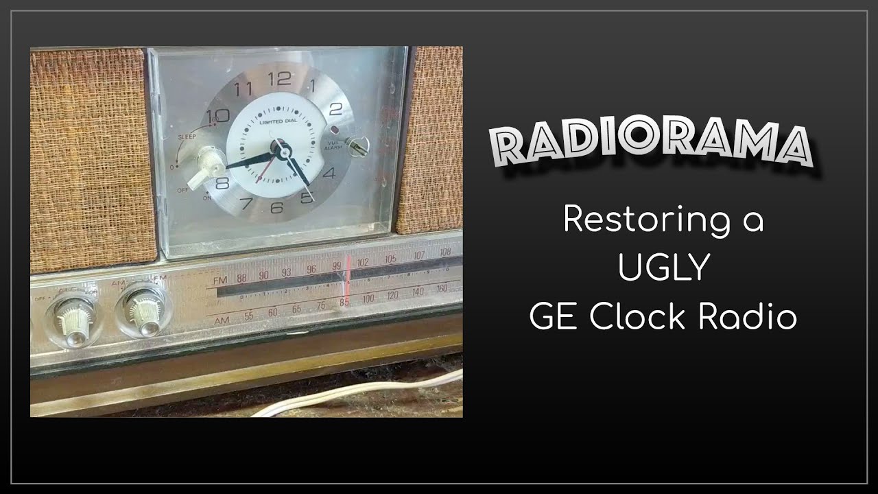 Even ugly radios need a little love: Ugly GE clock radio restoration