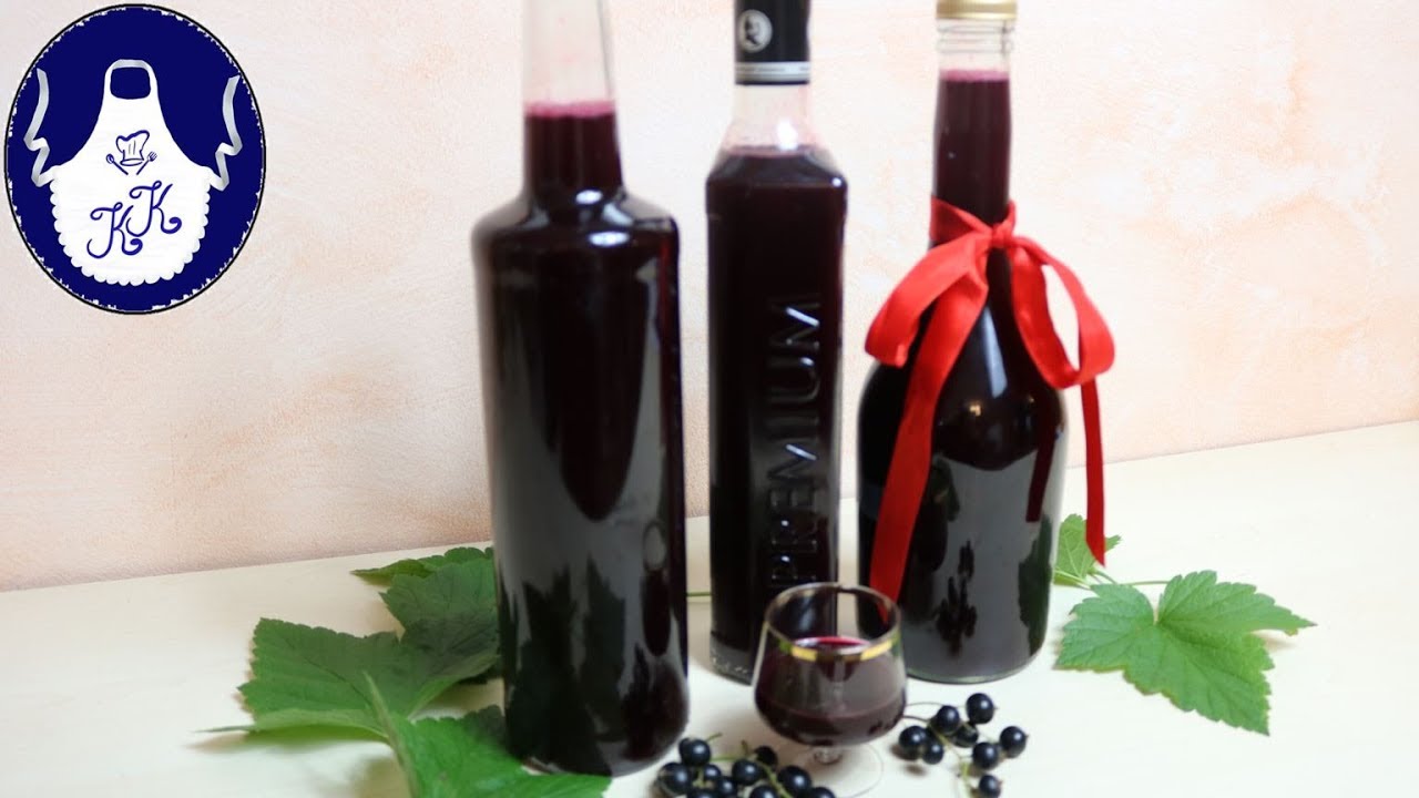 Feiner schwarzer Johannisbeerlikör