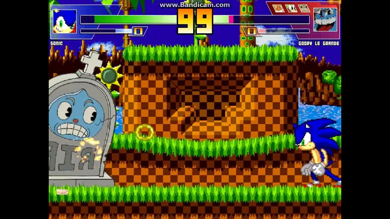 MUGEN battle #7511: Sonic vs Cuphead Bosses 