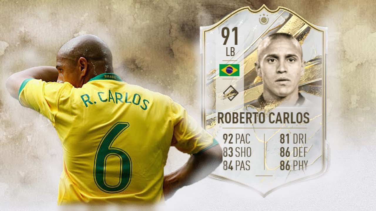 FIFA 23: 91 PRIME ICON ROBERTO CARLOS REVIEW - MOST ICONIC FULLBACK - FIFA 23 ULTIMATE TEAM