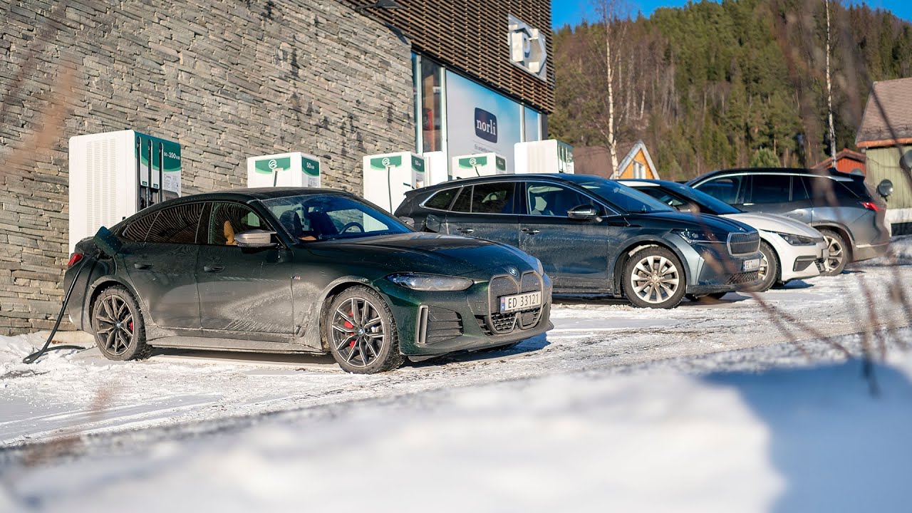 Slik lader du elbilen raskere om vinteren