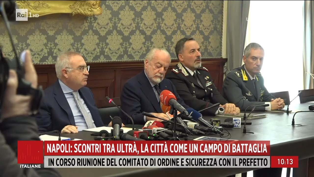 Gli scontri di Napoli con i tifosi tedeschi - Storie Italiane 16/03/2023