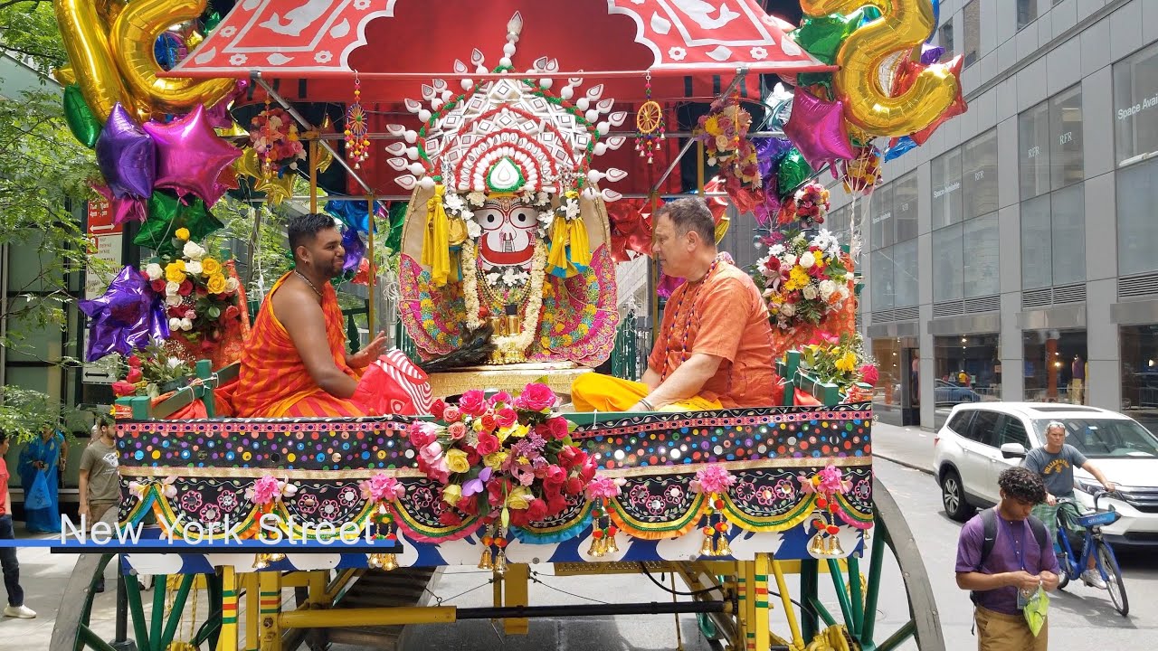 Hare Krishna Ratha Yatra Festival New York City June 11 2022
