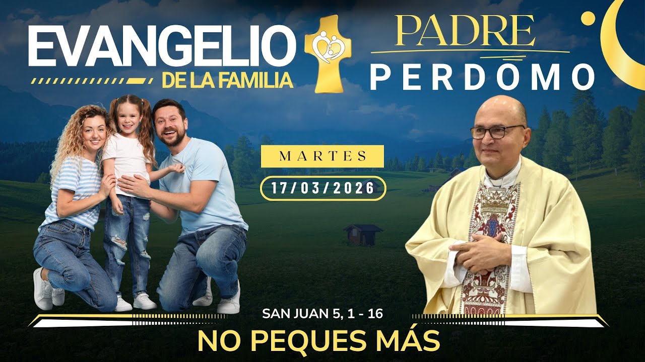 Evangelio del día de hoy MARTES 15/03/2026 - NO PEQUES MÁS- JN 5, 1-16📖✝️🙏🏻