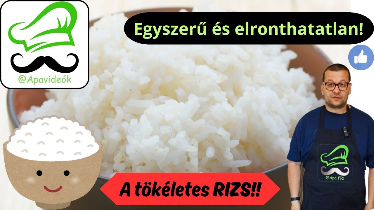 Hogyan főzzünk rizst? A tökéletes, elronthatatlan rizsfőzés titka! @Apavideok