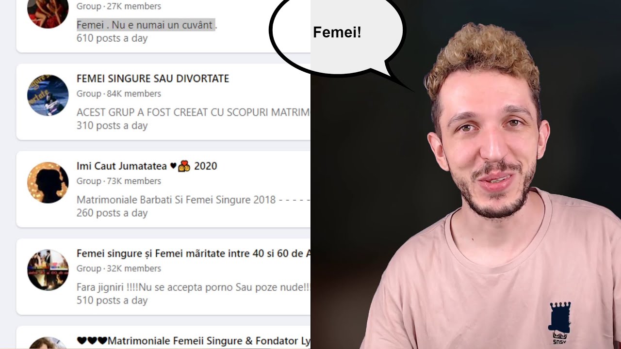 Femei singure sau divorțate (Facebook e cringe)