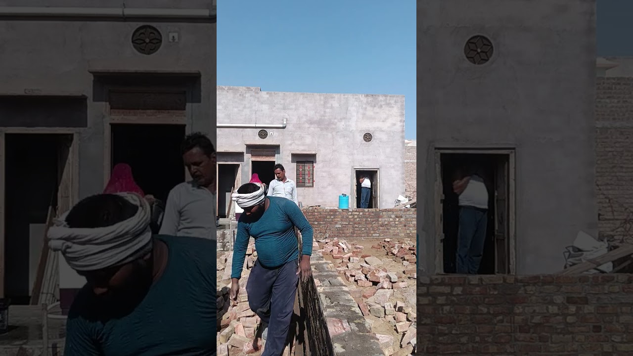 पानी की टंकी तैयार किया है जो कच्ची व पकी #home #construction