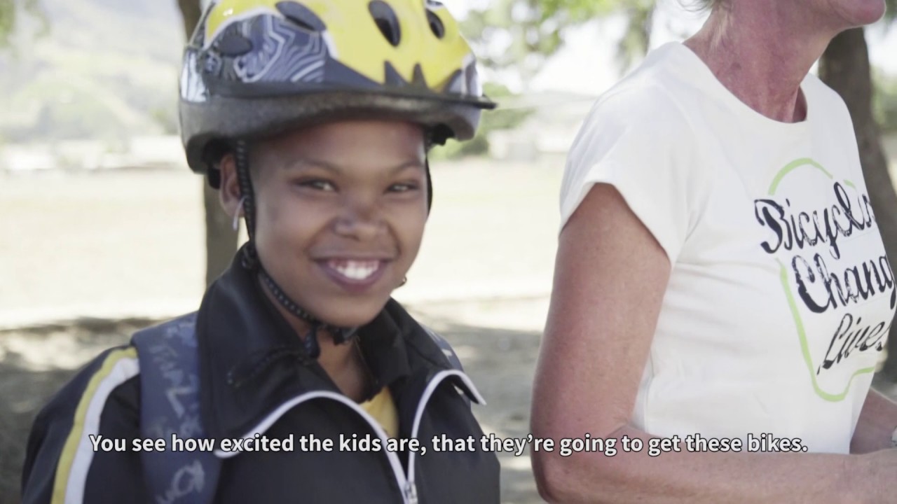 Qhubeka bike distribution ceremony with Dimension Data | Kylemore, South Africa