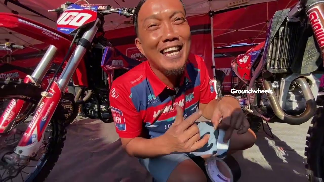 Done! PADDOCK TIM SANGAR BERKUMPUL SERI 4 KEJURNAS MX AKRM WONOSOBO