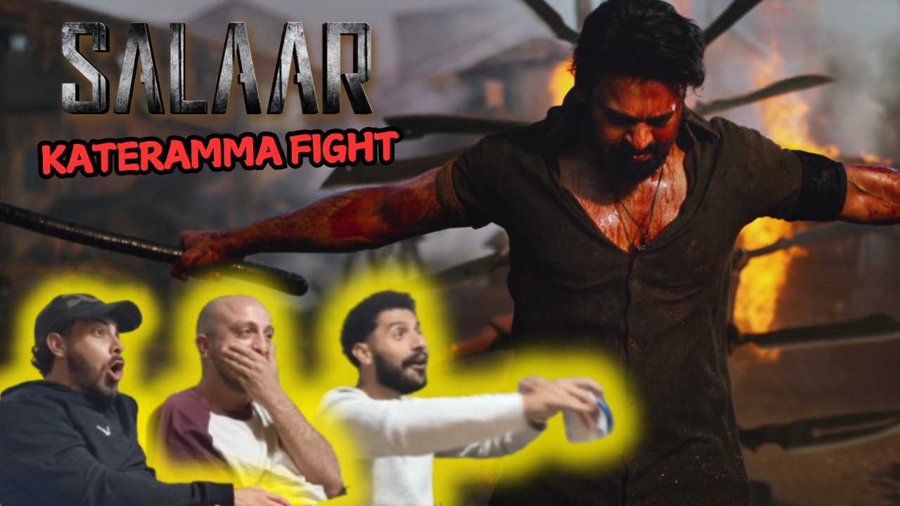Foreigners' crazy Reactions on Katerrama Fight sequence | Salaar, Prabhas
