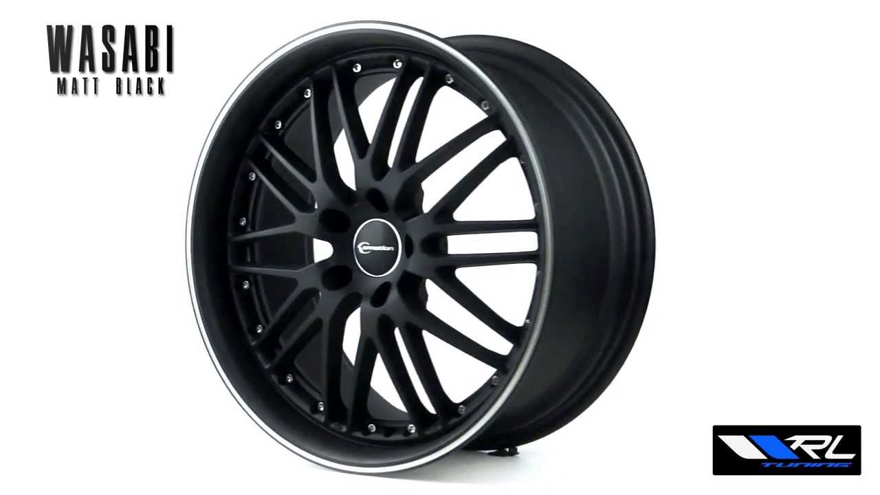Emotion Wheels - Wasabi - Matt Black - by RL Tuning