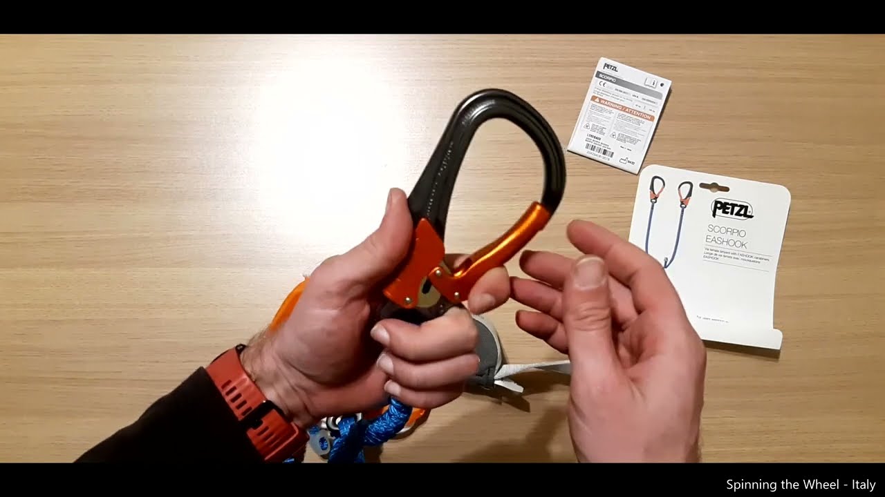 Unboxing Petzl Scorpio Eashook kit via ferrata