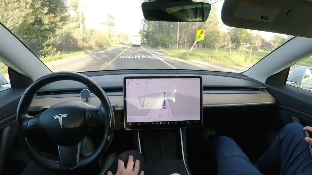 Getting into a Pothole FSD V11.3.4