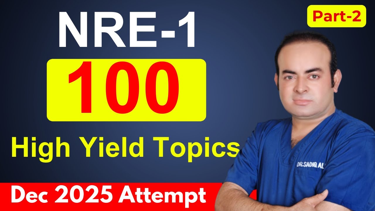 NRE-1 Top 100 High Yield Topics (Part-2)
