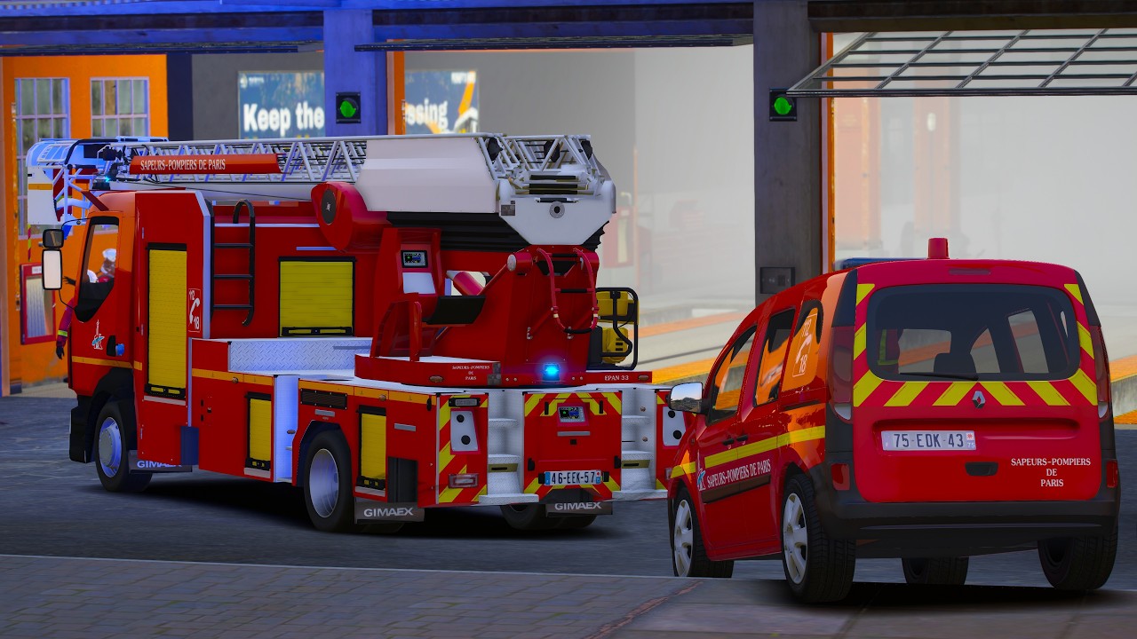 [GTA 5] UN INCENDIE SE DÉCLARE DANS UN GARAGE AUTOMOBILE🔥 | BSPP #106