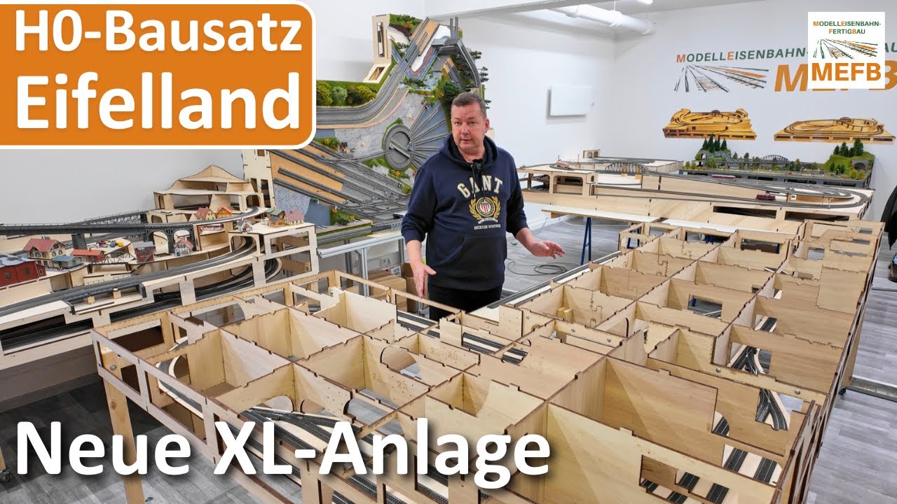 Anlage Eifelland mit Schattenbahnhof und Drehscheibe / MEFB / Holzbausatz / Fertiganlage / Spur H0