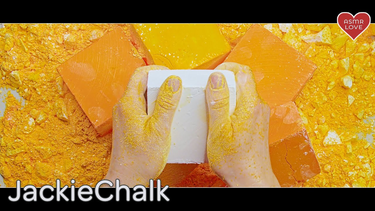 🌞 Happy Vibrant Crunch - Satisfying Gym Chalk Crush with JackieChalk |use 🎧| [ASMR S2E]