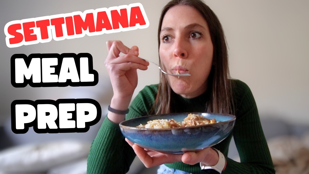 MANGIO PER UNA SETTIMANA MEAL PREP!